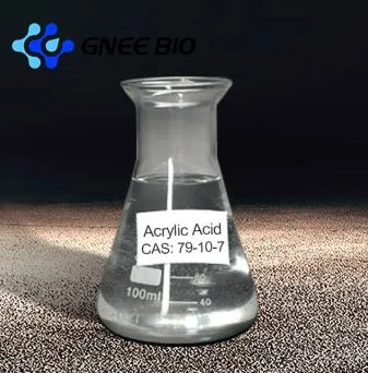 99,5% väritön teollisuuskemikaalit nestemäinen akryylihappo CAS 79-10-7