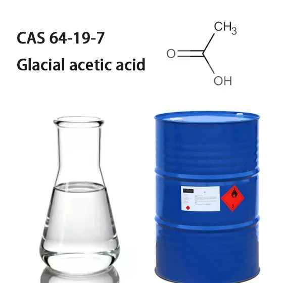 99.8% Purity Glacial Acetic Acid (AcOH Chemical) CAS 64-19-7 Suppliers